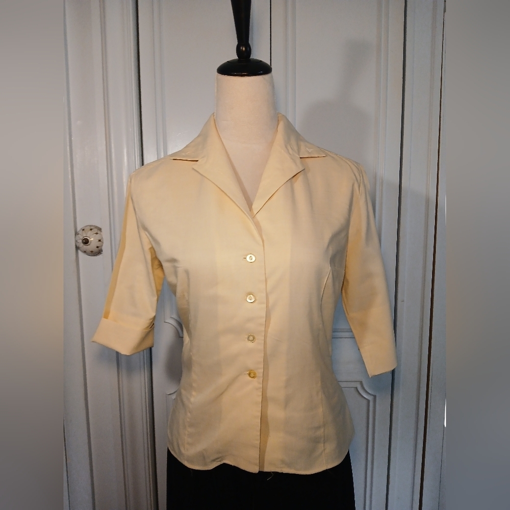 Vintage Button Front Blouse
